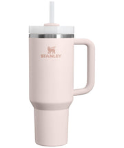 Stanley Quencher H2.0 Tumbler with Handle and Straw 40 oz | Flowstate 3-Position Lid | Cup Holder Compatible for Travel | Insulated Stainless Steel Cup | BPA-Free | Cherry Blossom