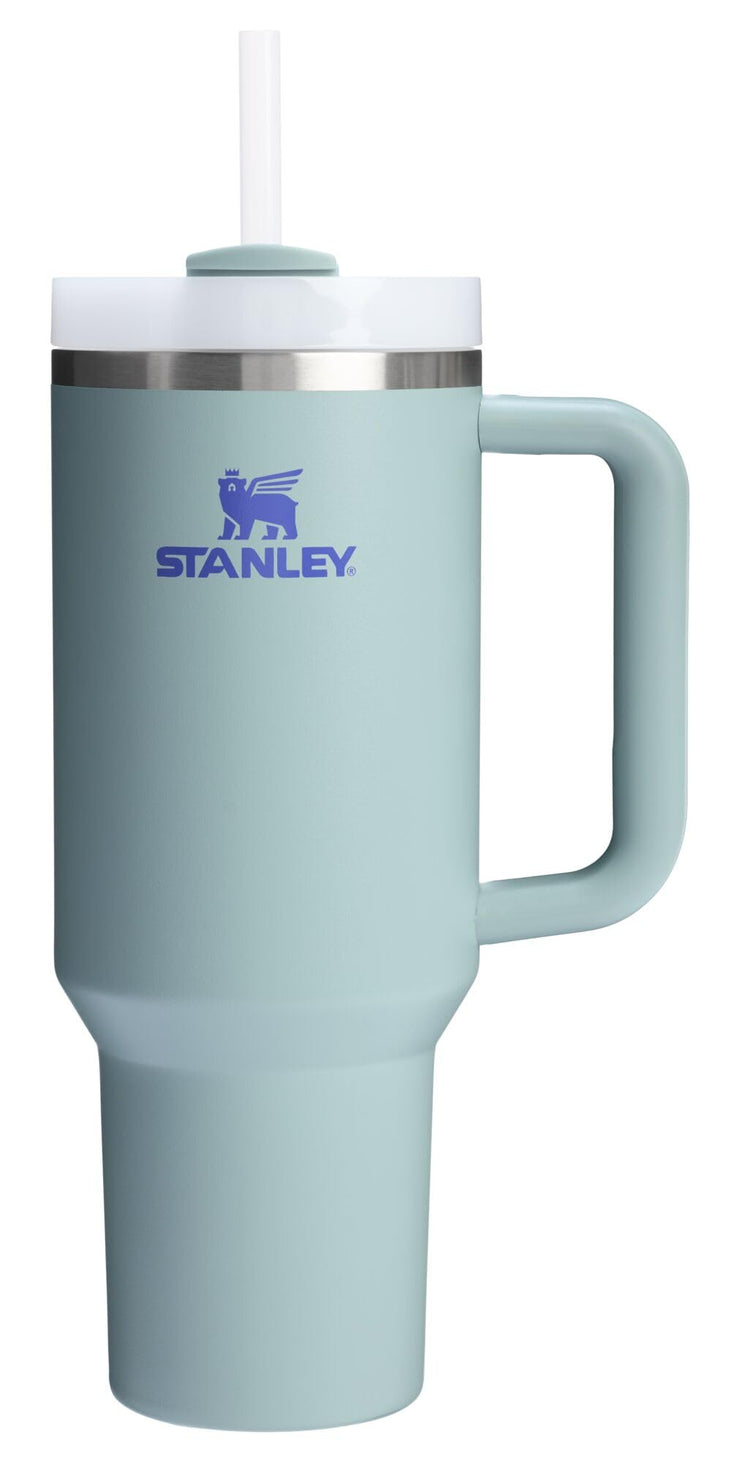 Stanley Quencher H2.0 Tumbler with Handle and Straw 40 oz | Flowstate 3-Position Lid | Cup Holder Compatible for Travel | Insulated Stainless Steel Cup | BPA-Free | Cherry Blossom