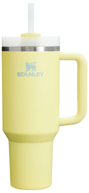 Stanley Quencher H2.0 Tumbler with Handle and Straw 40 oz | Flowstate 3-Position Lid | Cup Holder Compatible for Travel | Insulated Stainless Steel Cup | BPA-Free | Cherry Blossom