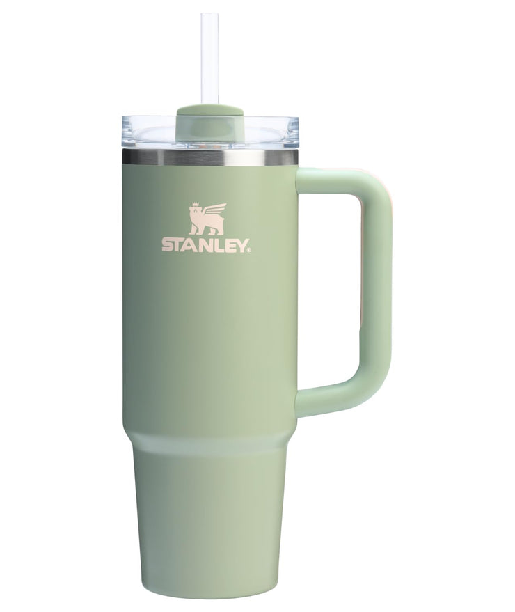Stanley Quencher H2.0 Tumbler with Handle and Straw 40 oz | Flowstate 3-Position Lid | Cup Holder Compatible for Travel | Insulated Stainless Steel Cup | BPA-Free | Cherry Blossom