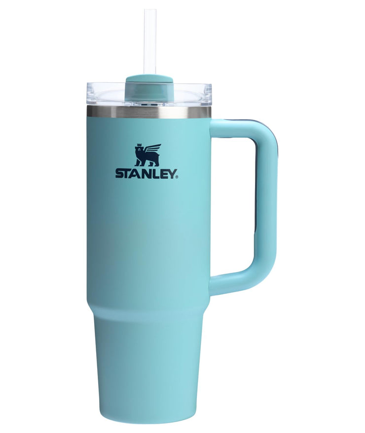 Stanley Quencher H2.0 Tumbler with Handle and Straw 40 oz | Flowstate 3-Position Lid | Cup Holder Compatible for Travel | Insulated Stainless Steel Cup | BPA-Free | Cherry Blossom