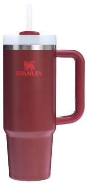 Stanley Quencher H2.0 Tumbler with Handle and Straw 40 oz | Flowstate 3-Position Lid | Cup Holder Compatible for Travel | Insulated Stainless Steel Cup | BPA-Free | Cherry Blossom