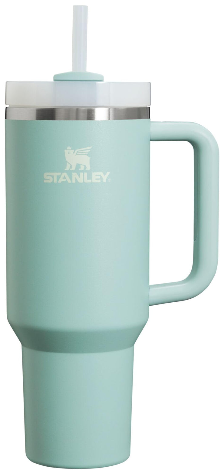 Stanley Quencher H2.0 Tumbler with Handle and Straw 40 oz | Flowstate 3-Position Lid | Cup Holder Compatible for Travel | Insulated Stainless Steel Cup | BPA-Free | Cherry Blossom