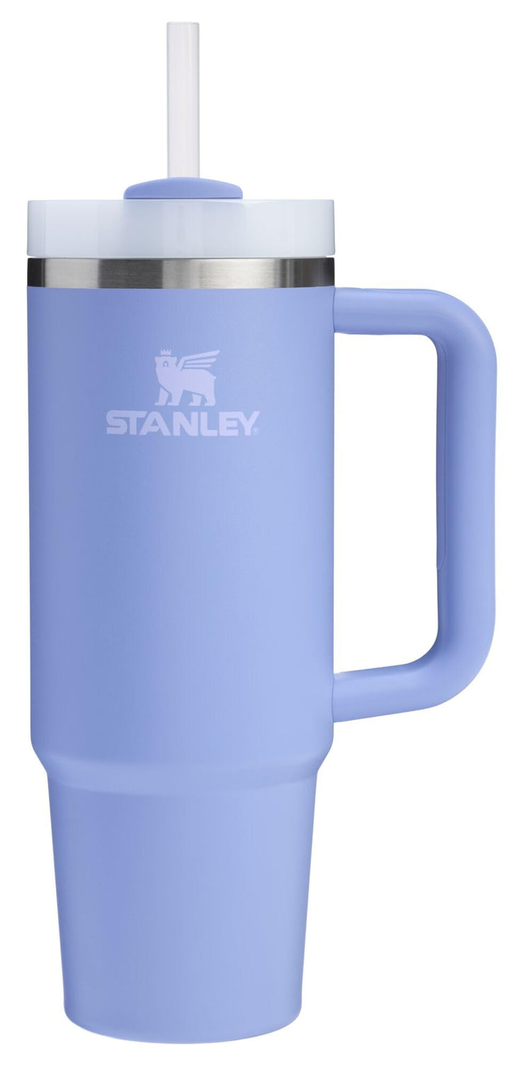 Stanley Quencher H2.0 Tumbler with Handle and Straw 40 oz | Flowstate 3-Position Lid | Cup Holder Compatible for Travel | Insulated Stainless Steel Cup | BPA-Free | Cherry Blossom