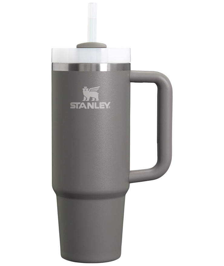 Stanley Quencher H2.0 Tumbler with Handle and Straw 40 oz | Flowstate 3-Position Lid | Cup Holder Compatible for Travel | Insulated Stainless Steel Cup | BPA-Free | Cherry Blossom