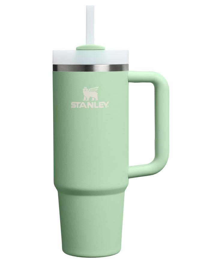 Stanley Quencher H2.0 Tumbler with Handle and Straw 40 oz | Flowstate 3-Position Lid | Cup Holder Compatible for Travel | Insulated Stainless Steel Cup | BPA-Free | Cherry Blossom