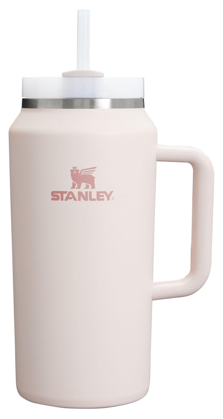 Stanley Quencher H2.0 Tumbler with Handle and Straw 40 oz | Flowstate 3-Position Lid | Cup Holder Compatible for Travel | Insulated Stainless Steel Cup | BPA-Free | Cherry Blossom