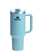 Stanley Quencher H2.0 Tumbler with Handle and Straw 40 oz | Flowstate 3-Position Lid | Cup Holder Compatible for Travel | Insulated Stainless Steel Cup | BPA-Free | Cherry Blossom