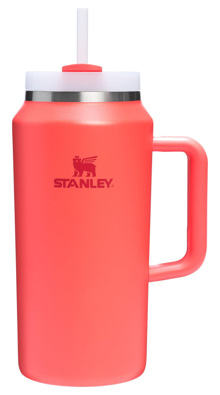 Stanley Quencher H2.0 Tumbler with Handle and Straw 40 oz | Flowstate 3-Position Lid | Cup Holder Compatible for Travel | Insulated Stainless Steel Cup | BPA-Free | Cherry Blossom