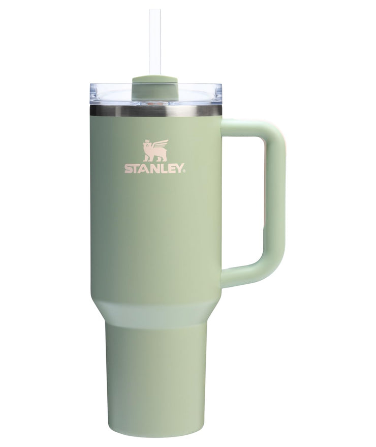 Stanley Quencher H2.0 Tumbler with Handle and Straw 40 oz | Flowstate 3-Position Lid | Cup Holder Compatible for Travel | Insulated Stainless Steel Cup | BPA-Free | Cherry Blossom