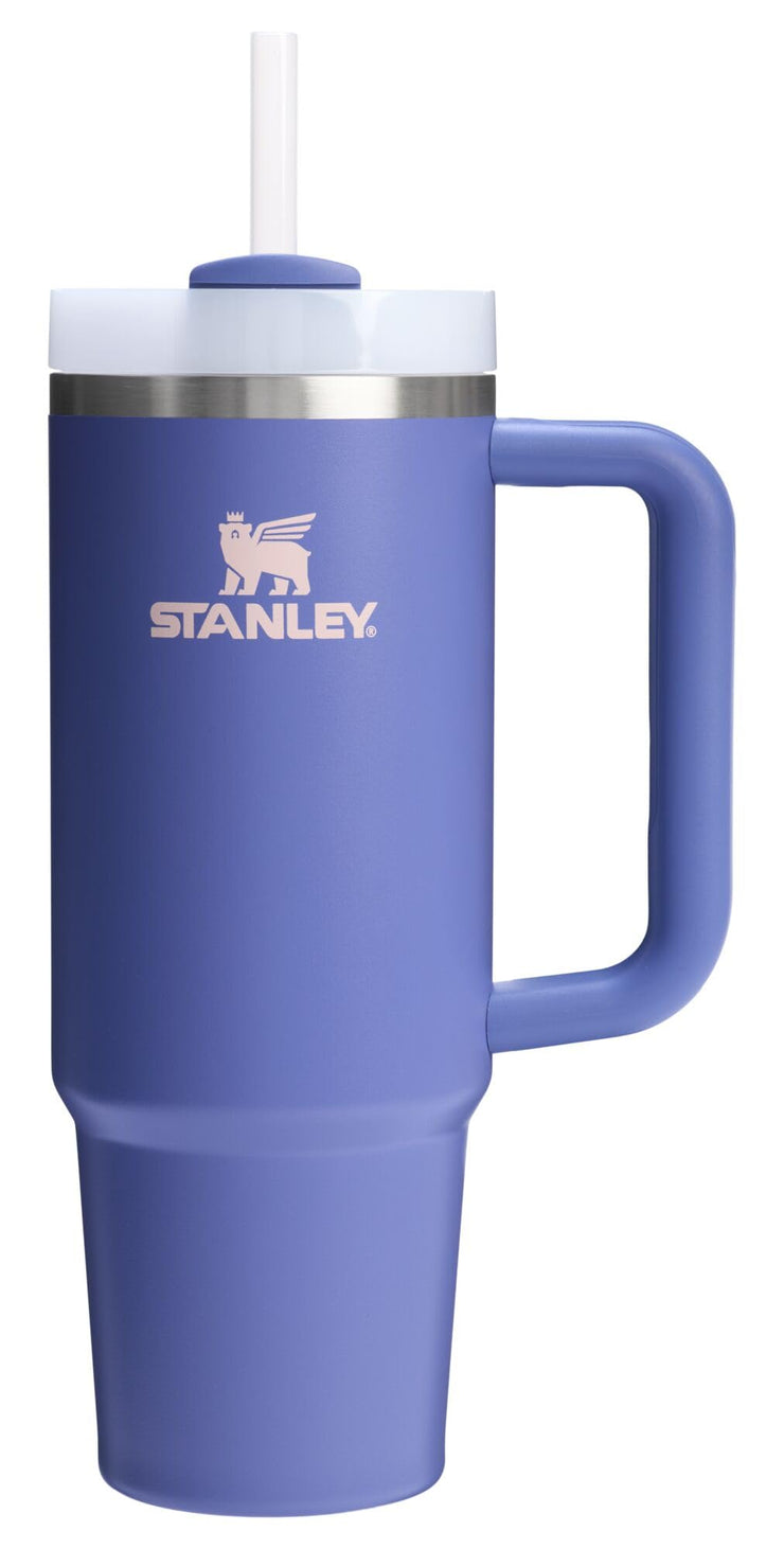 Stanley Quencher H2.0 Tumbler with Handle and Straw 40 oz | Flowstate 3-Position Lid | Cup Holder Compatible for Travel | Insulated Stainless Steel Cup | BPA-Free | Cherry Blossom