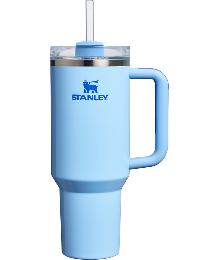 Stanley Quencher H2.0 Tumbler with Handle and Straw 40 oz | Flowstate 3-Position Lid | Cup Holder Compatible for Travel | Insulated Stainless Steel Cup | BPA-Free | Cherry Blossom