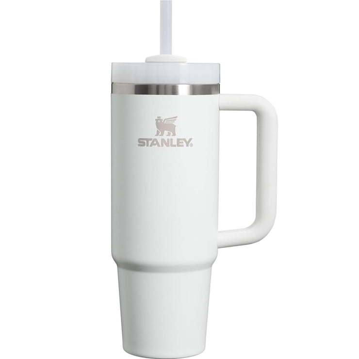 Stanley Quencher H2.0 Tumbler with Handle and Straw 40 oz | Flowstate 3-Position Lid | Cup Holder Compatible for Travel | Insulated Stainless Steel Cup | BPA-Free | Cherry Blossom