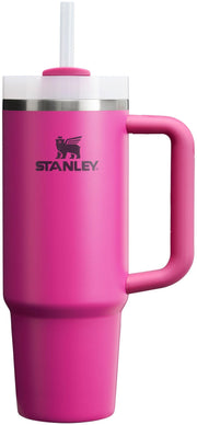 Stanley Quencher H2.0 Tumbler with Handle and Straw 40 oz | Flowstate 3-Position Lid | Cup Holder Compatible for Travel | Insulated Stainless Steel Cup | BPA-Free | Cherry Blossom