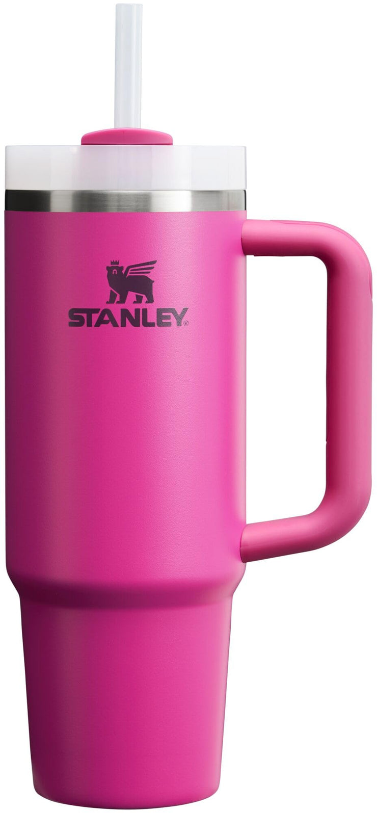 Stanley Quencher H2.0 Tumbler with Handle and Straw 40 oz | Flowstate 3-Position Lid | Cup Holder Compatible for Travel | Insulated Stainless Steel Cup | BPA-Free | Cherry Blossom