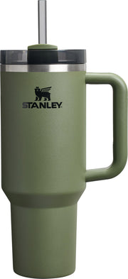 Stanley Quencher H2.0 Tumbler with Handle and Straw 40 oz | Flowstate 3-Position Lid | Cup Holder Compatible for Travel | Insulated Stainless Steel Cup | BPA-Free | Cherry Blossom