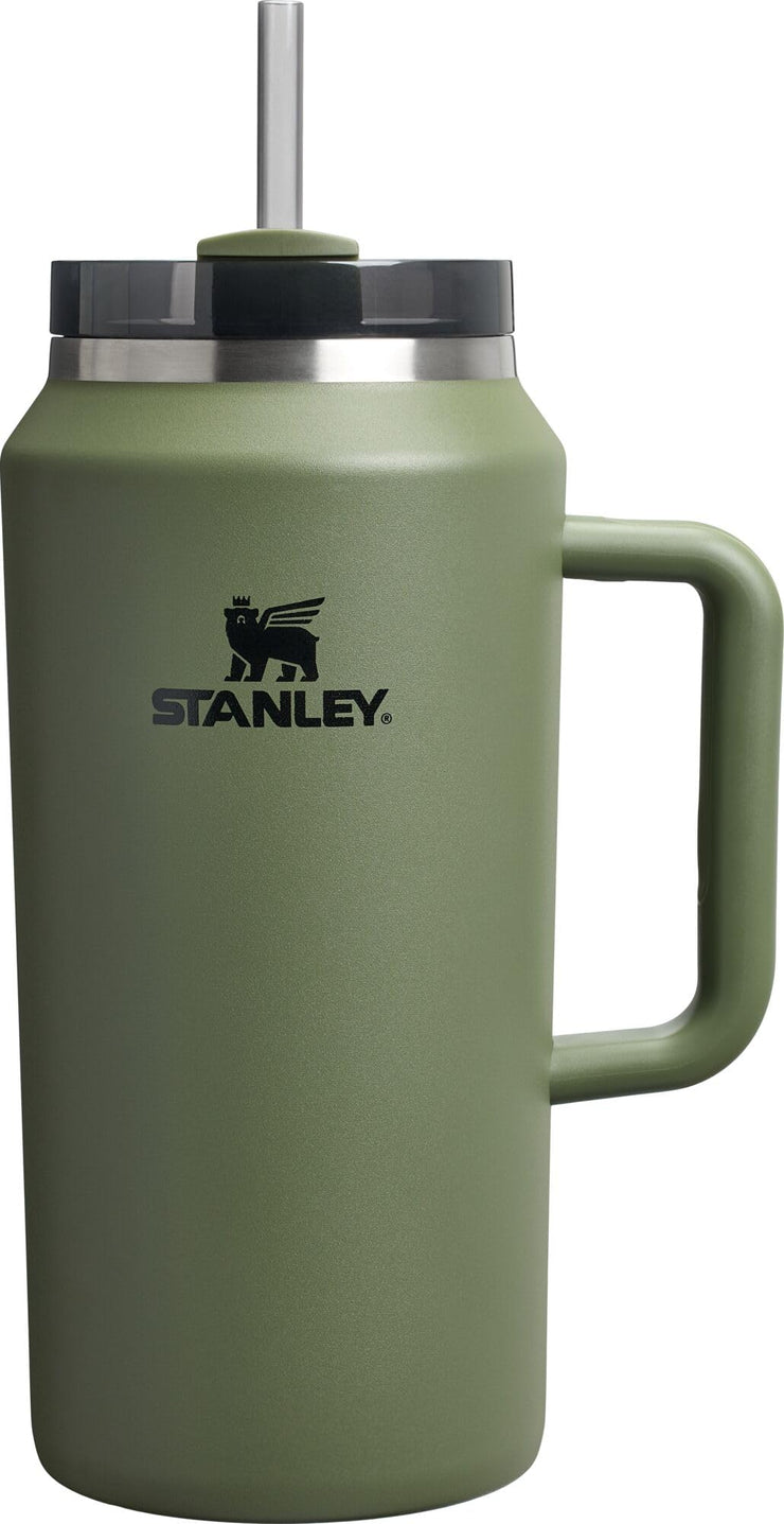 Stanley Quencher H2.0 Tumbler with Handle and Straw 40 oz | Flowstate 3-Position Lid | Cup Holder Compatible for Travel | Insulated Stainless Steel Cup | BPA-Free | Cherry Blossom